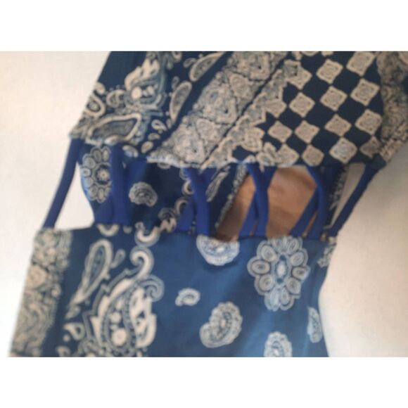 Cacique by Lane Bryant Size 20 Ble Paisley Swim Bottoms - Picture 4 of 4